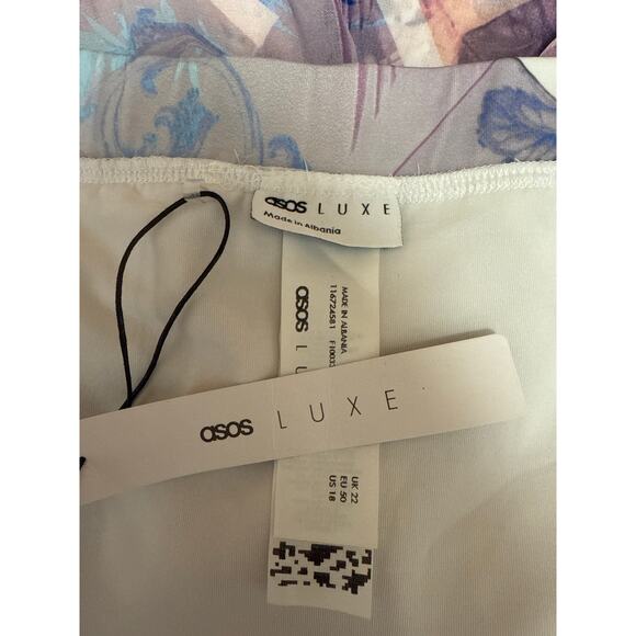 NEW ASOS Luxe Multicolor Short Sleeve - Picture 6 of 7